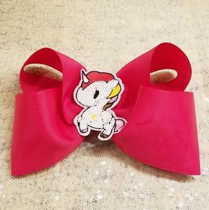 🆕👸🎀  8" Unicorn boutique hair bow (moños)
